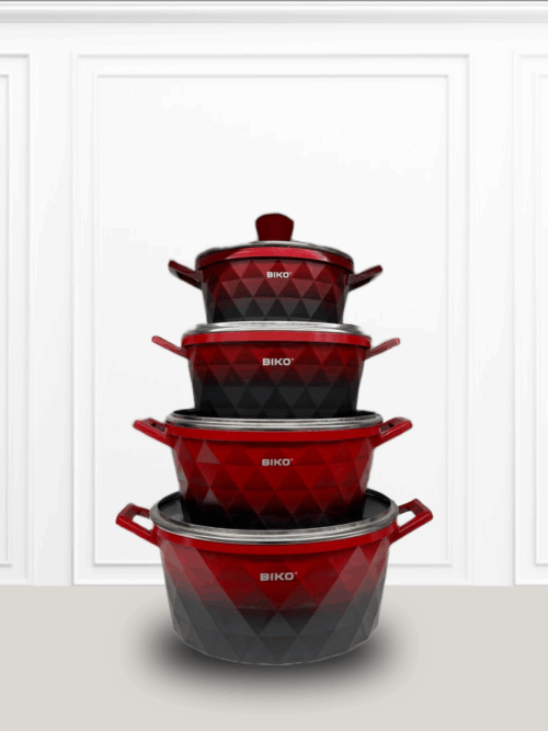 biko noir et rouge diamond BIKO marmites Rouge & Noir Verni